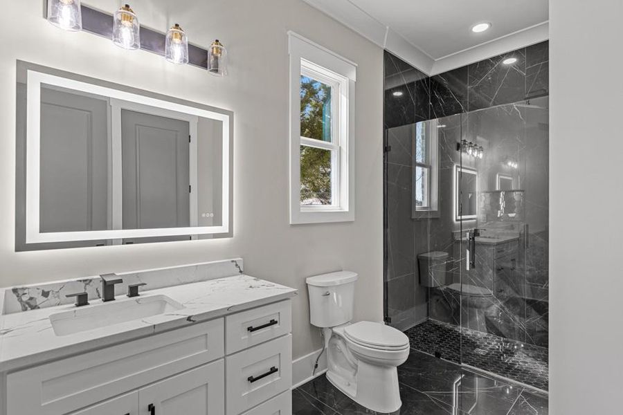 Furnished interior view inside a new home in , Buford (Image 17).