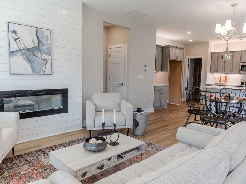 Representative furnished interior of a home built from the Ironwood by Perfection Builders in Heritage Commons, Andover (Image 6).
