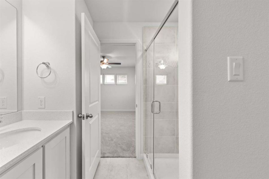 Furnished interior view inside a new home in Town Park, Princeton (Image 7).