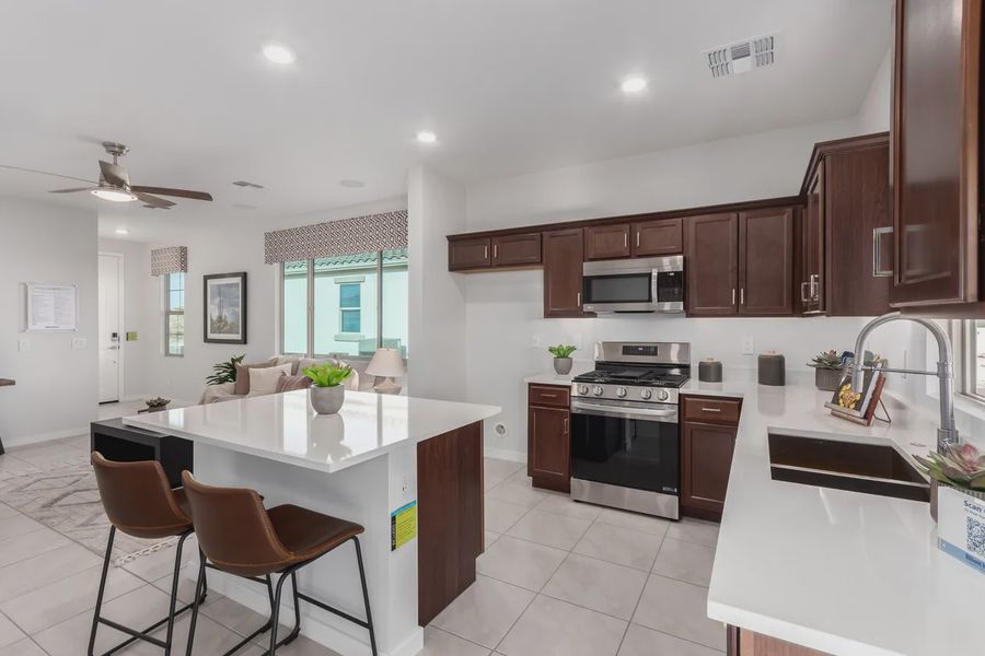 Furnished interior view inside a new home in Avanti at Granite Vista, Waddell (Image 5).