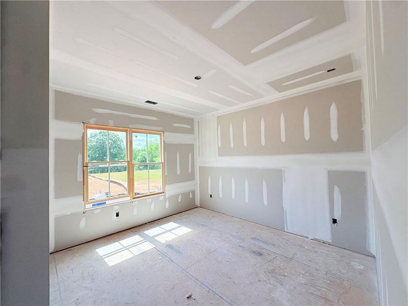 In-progress construction of a new home in The Tillery, Marietta, GA (Image 104).