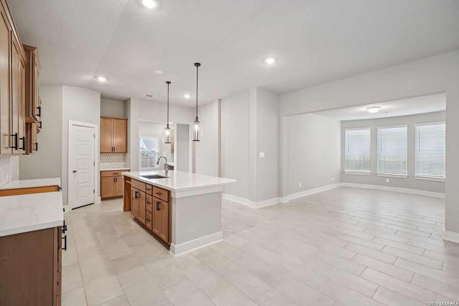 Furnished interior view inside a new home in Estancia Ranch - Premier Series, San Antonio (Image 7).