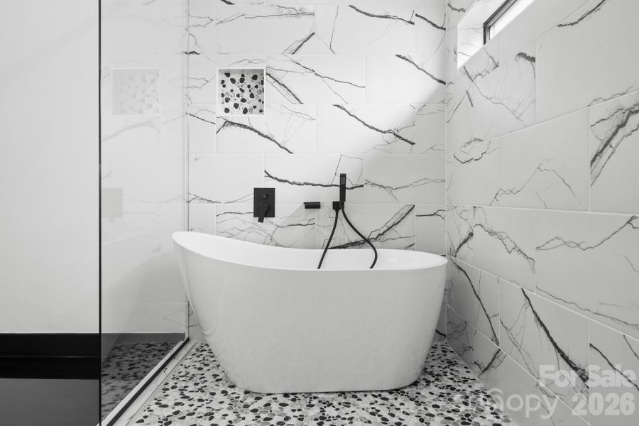 Close-up of interior finishes inside a home in , Mills River (Image 20).