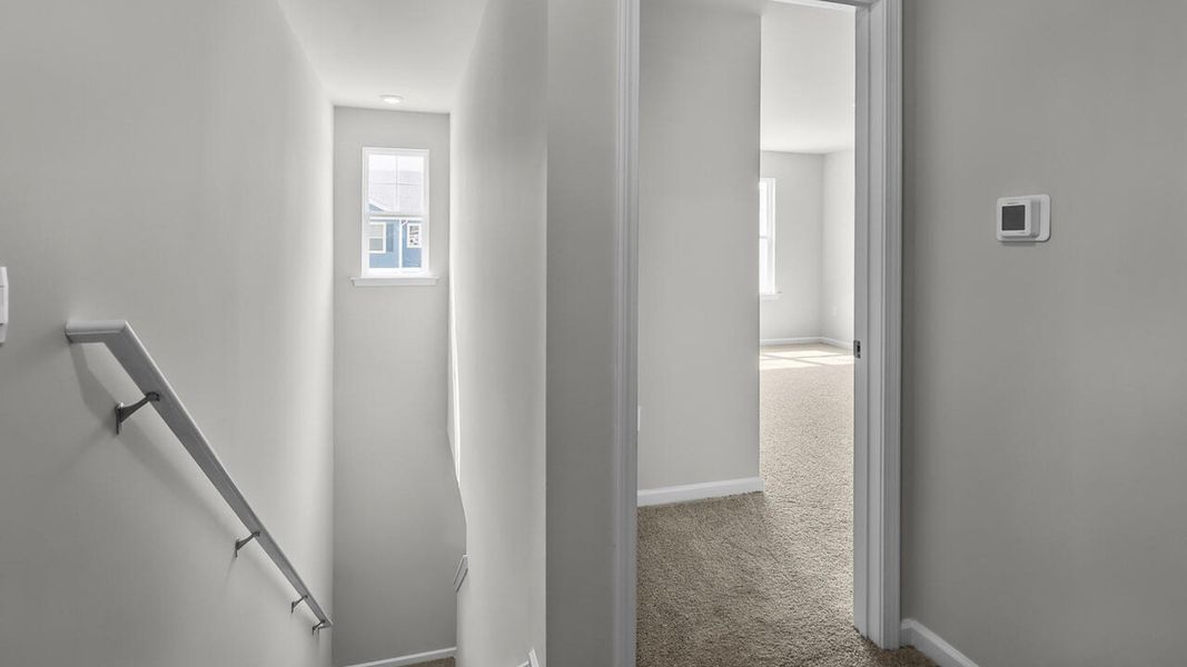 Spacious, unfurnished interior of a new home in Townes at Seabrooke, Leland (Image 17). Spacious, unfurnished interior of a new home in Townes at Seabrooke, Leland (Image 17).