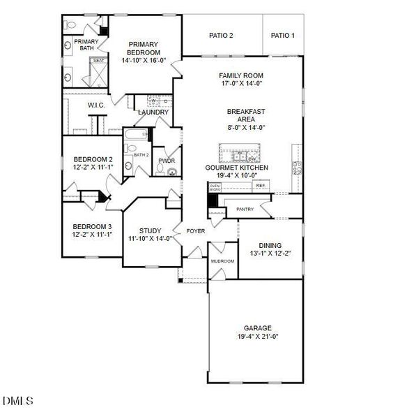 Salters Floorplan 121 Salters Floorplan 121