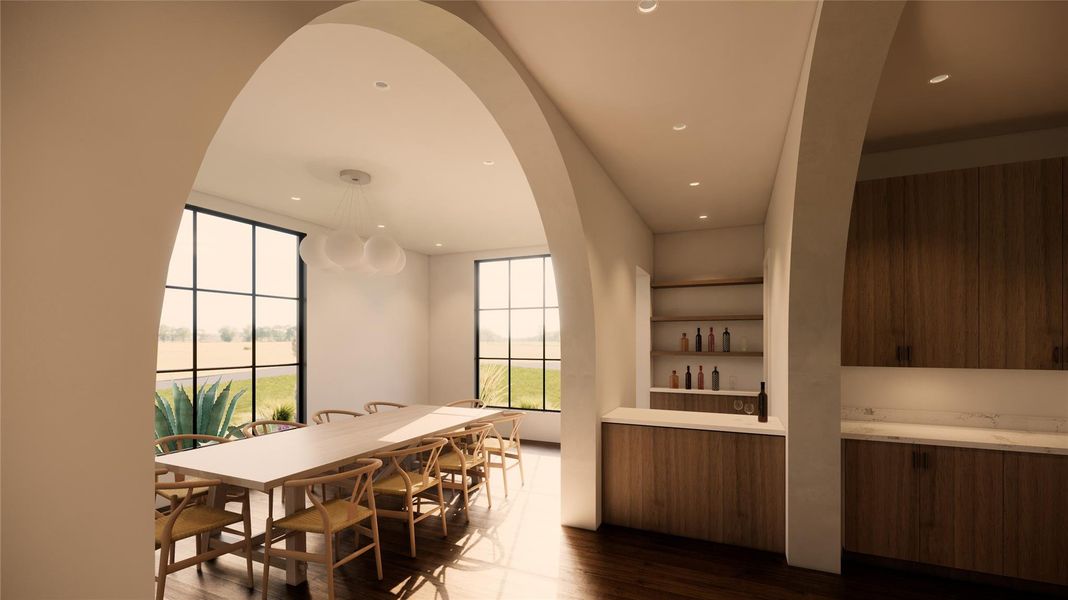 Furnished interior view inside a new home in , Austin (Image 7).