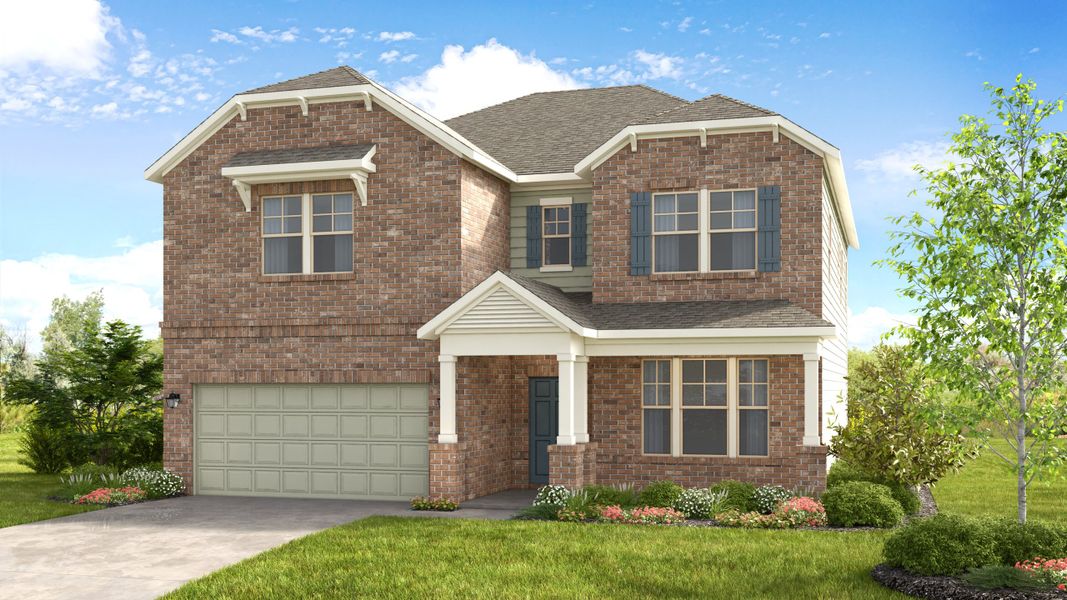 Representative exterior photo of a completed home built from the Essex by Taylor Morrison in Nichols Farm, Dacula, GA (Image 20). Representative exterior photo of a completed home built from the Essex by Taylor Morrison in Nichols Farm, Dacula, GA (Image 20).