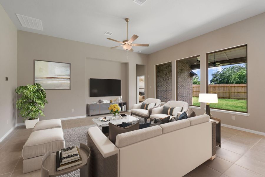 Furnished interior view inside a new home in Dellrose, Hockley (Image 12).