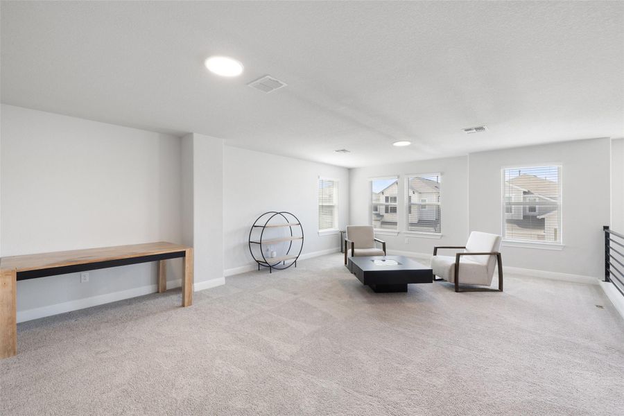 Furnished interior view inside a new home in Messinger Village, Austin (Image 13).
