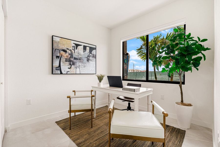 Representative furnished interior of a home built from the Model 1 by Onx Homes in On Centro, Florida City (Image 12).