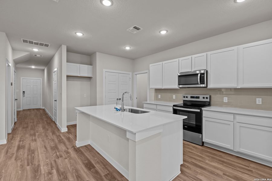 Furnished interior view inside a new home in Park Place, New Braunfels (Image 9).