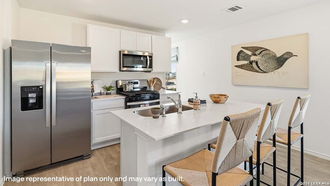 Furnished interior view inside a new home in Sereno Springs, Converse (Image 27).