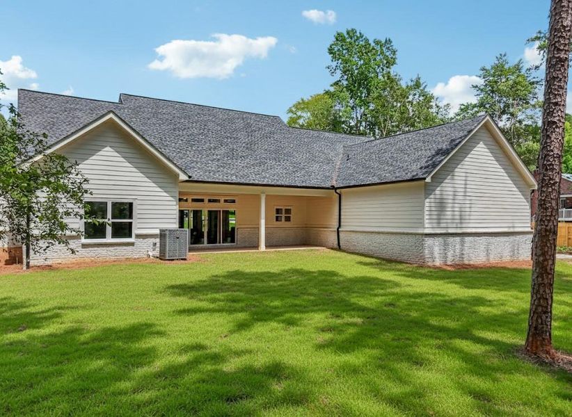 Front exterior of a new home in , Monroe, GA, highlighting curb appeal (Image 25). Front exterior of a new home in , Monroe, GA, highlighting curb appeal (Image 25).