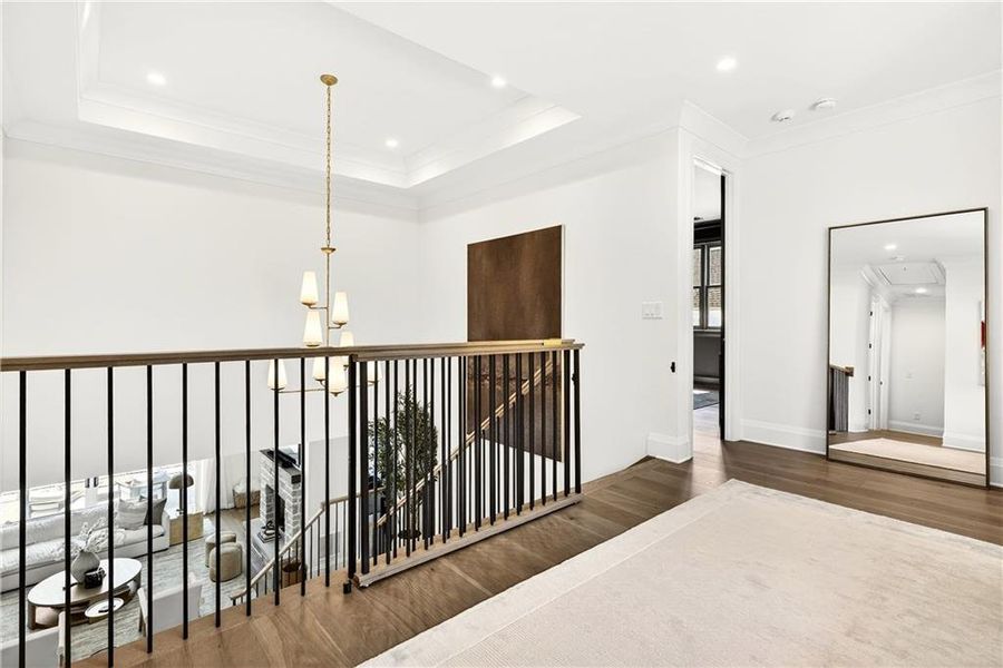 Furnished interior view inside a new home in , Atlanta (Image 7).