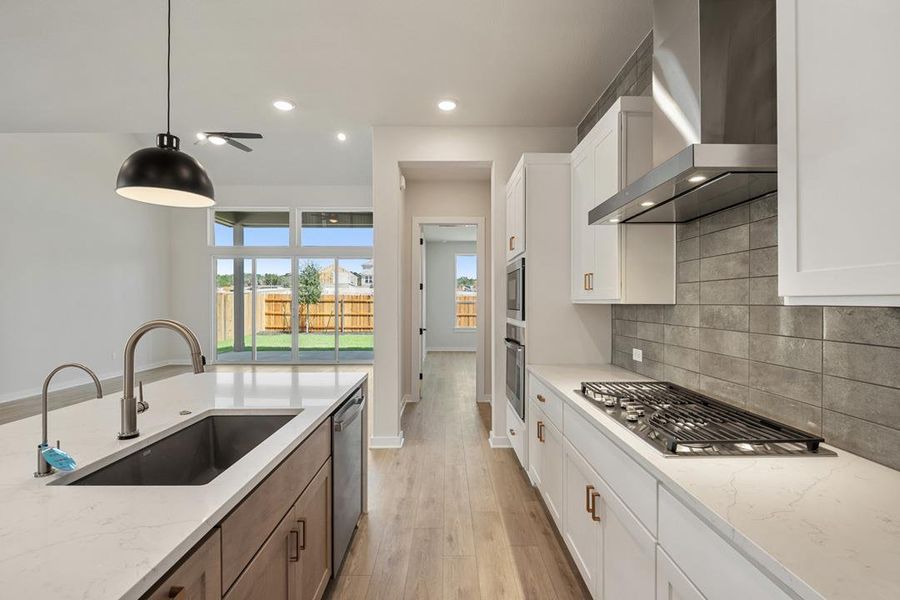 Furnished interior view inside a new home in Arbor Collection at Heritage, Dripping Springs (Image 5).