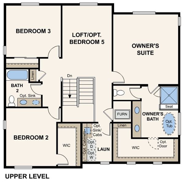 2D floor plan layout of this home in Parkdale Commons, Lafayette, CO (Image 4).