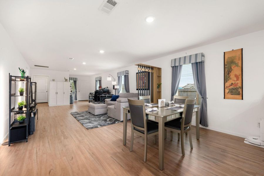 Furnished interior view inside a new home in , Splendora (Image 10).