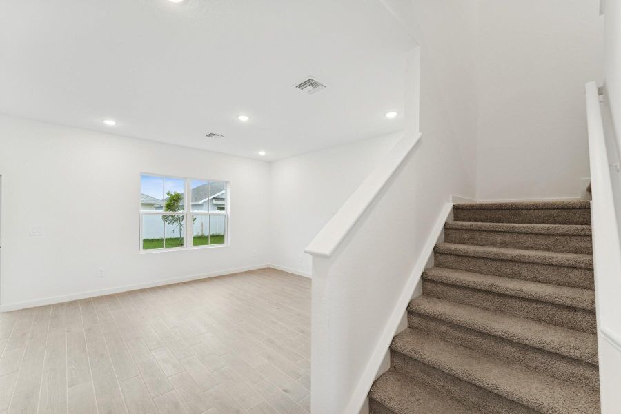 Furnished interior view inside a new home in , Fort Pierce (Image 16).