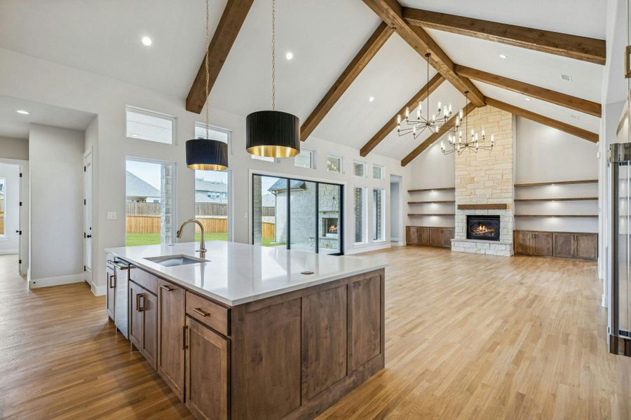 Representative furnished interior of a home built from the Custom 3640 by Kindred Homes in The Vines, Haslet (Image 10). Representative furnished interior of a home built from the Custom 3640 by Kindred Homes in The Vines, Haslet (Image 10).