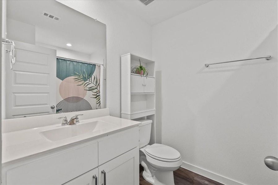 Full bath 3 located on the 2nd floor