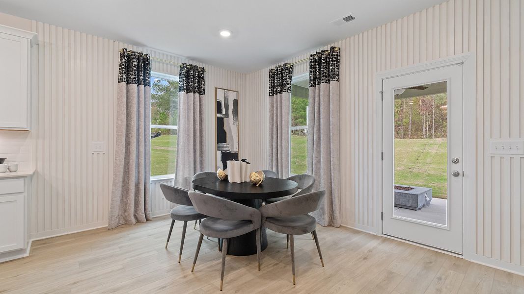 Furnished interior view inside a new home in Northcroft, Loganville (Image 12). Furnished interior view inside a new home in Northcroft, Loganville (Image 12).