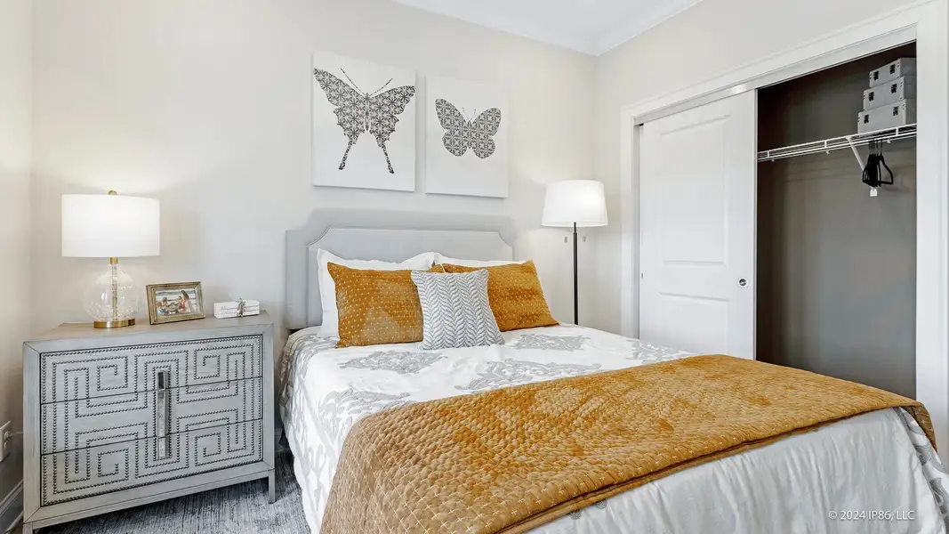 Furnished interior view inside a new home in The Courtyards at Bailey Farm, Dacula (Image 5).