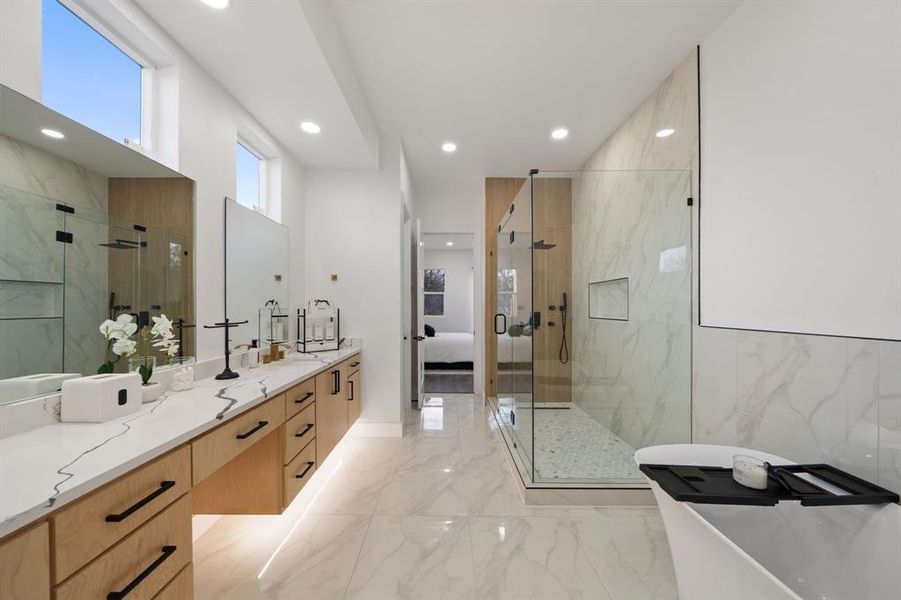 Furnished interior view inside a new home in , Dallas (Image 6).