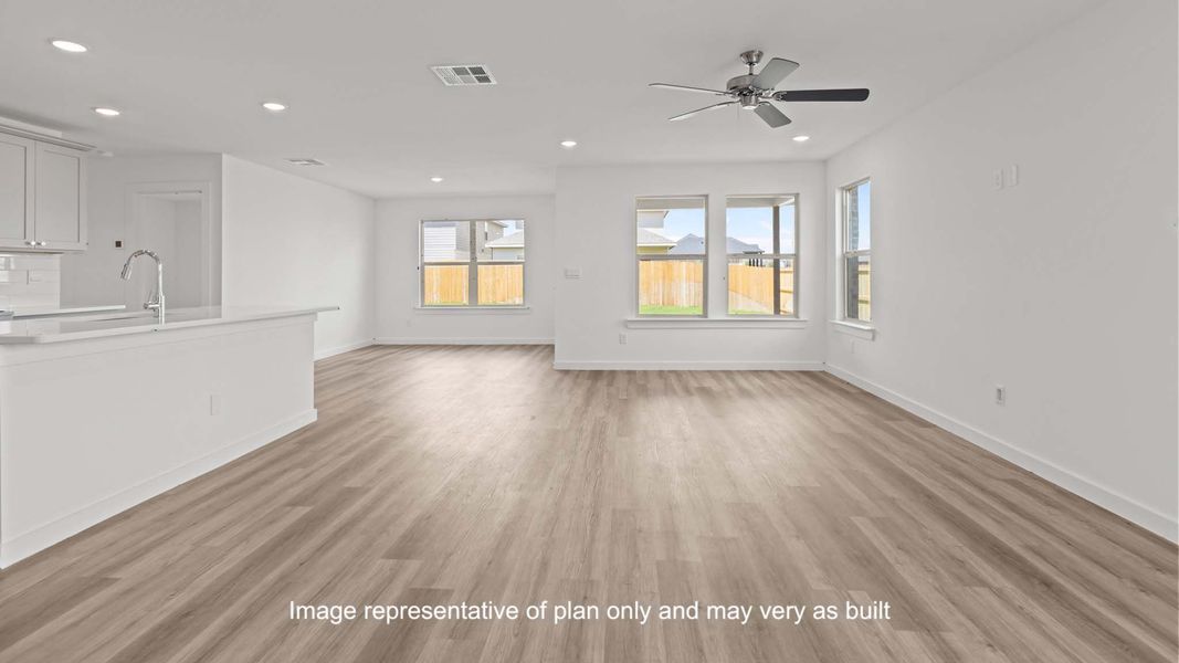 Spacious, unfurnished interior of a new home in Overlook West, Wolfforth (Image 12).