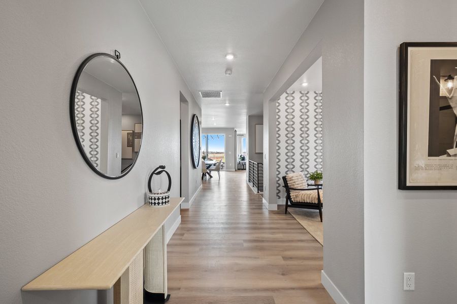 Representative furnished interior of a home built from the Glen by Trumark Homes in Trumark Homes at Tanterra, Parker (Image 3).