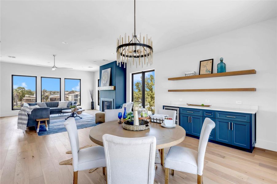 Furnished interior view inside a new home in , Marble Falls (Image 14).