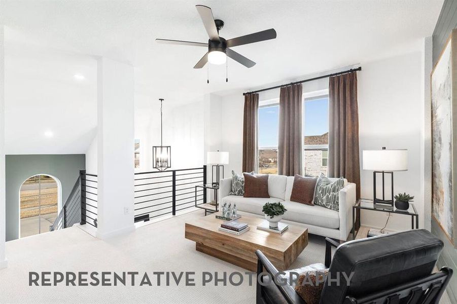 Furnished interior view inside a new home in Wellington, Haslet (Image 5).