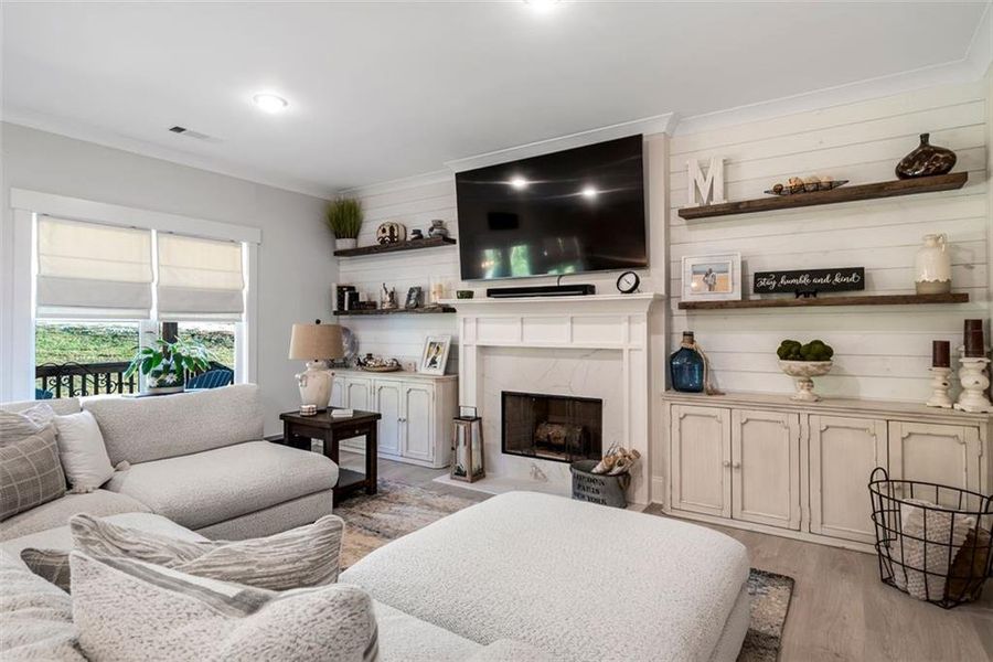 Furnished interior view inside a new home in , Commerce (Image 14).