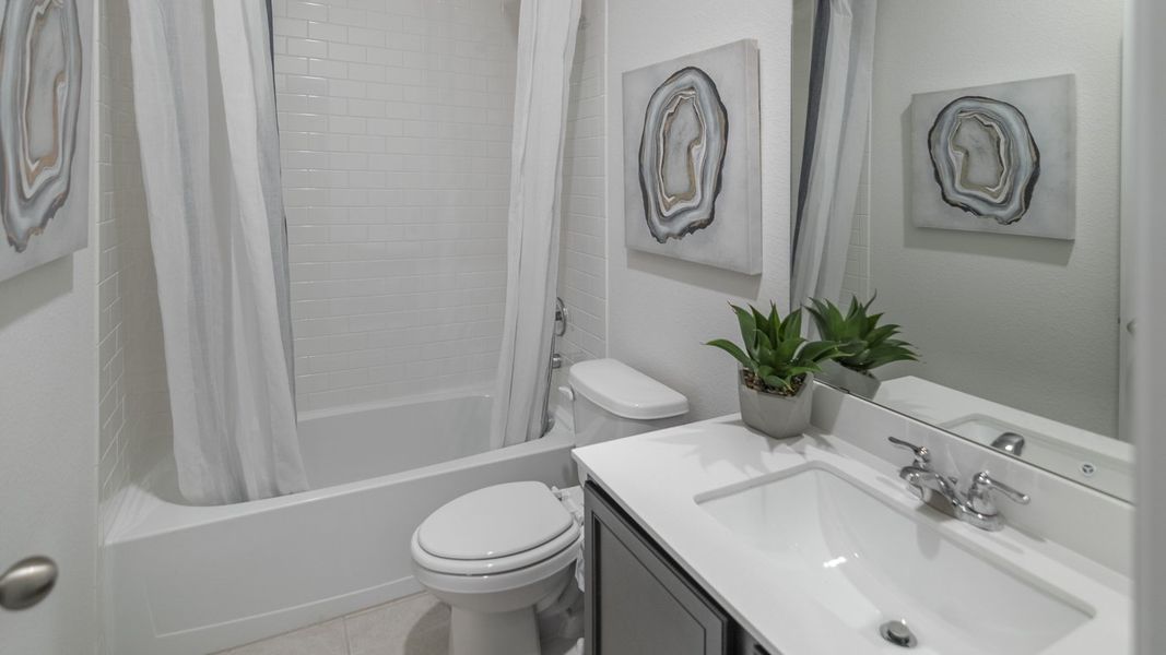 Furnished interior view inside a new home in Wildcat Ranch, Crandall (Image 3).