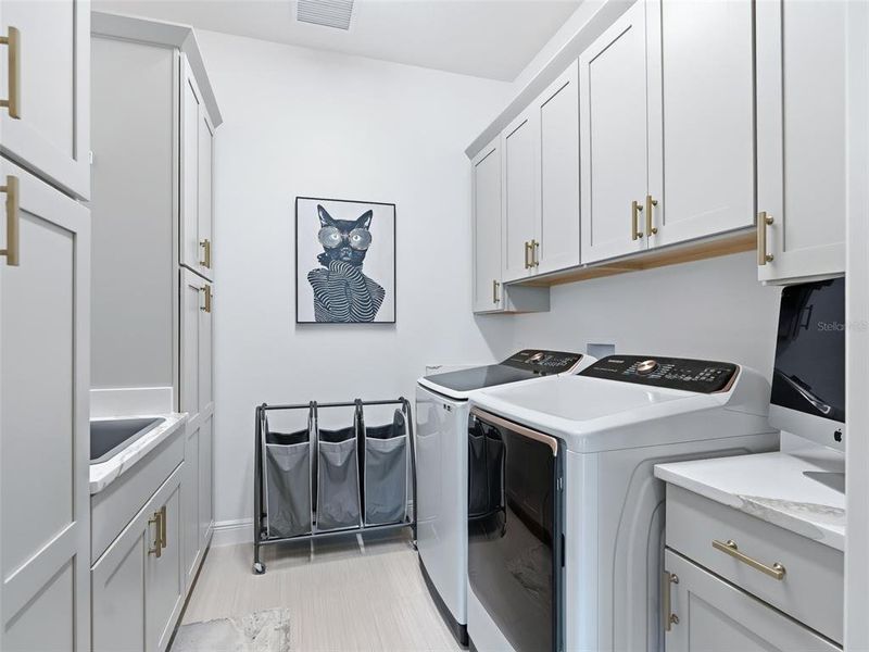 Furnished interior view inside a new home in , The Villages (Image 19). Furnished interior view inside a new home in , The Villages (Image 19).