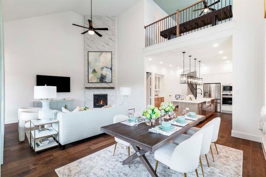 Furnished interior view inside a new home in Gateway Village - The Reserve, Denison (Image 28).