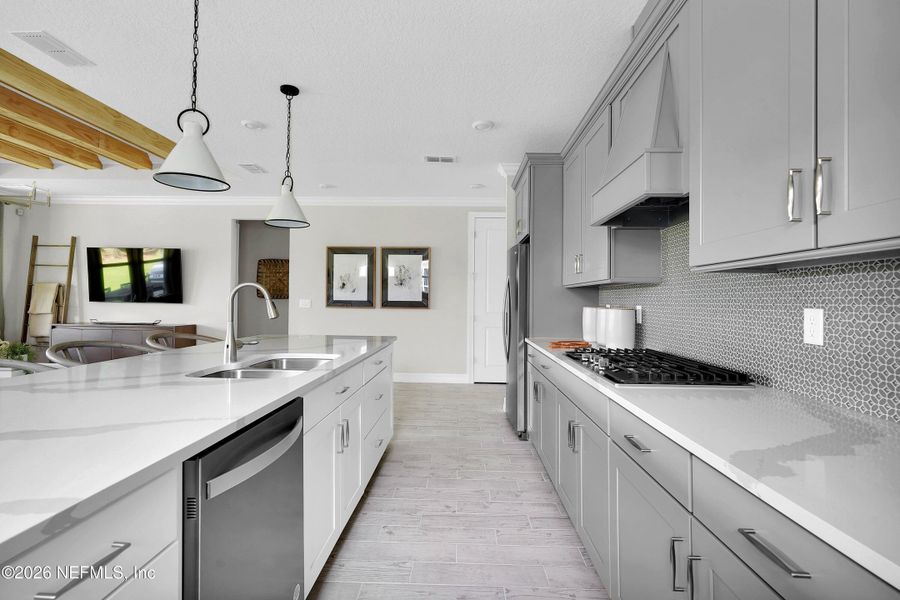 Furnished interior view inside a new home in , Yulee (Image 8). Furnished interior view inside a new home in , Yulee (Image 8).