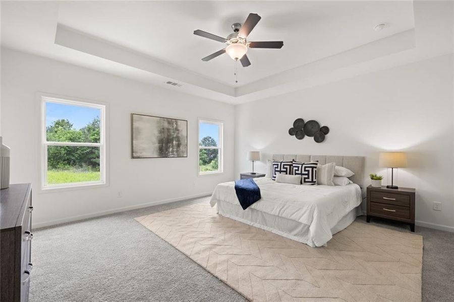 Furnished interior view inside a new home in , Loganville (Image 7).