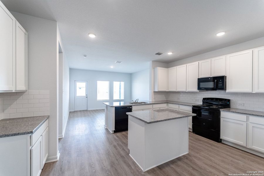 Furnished interior view inside a new home in Katzer Ranch, Converse (Image 7). Furnished interior view inside a new home in Katzer Ranch, Converse (Image 7).