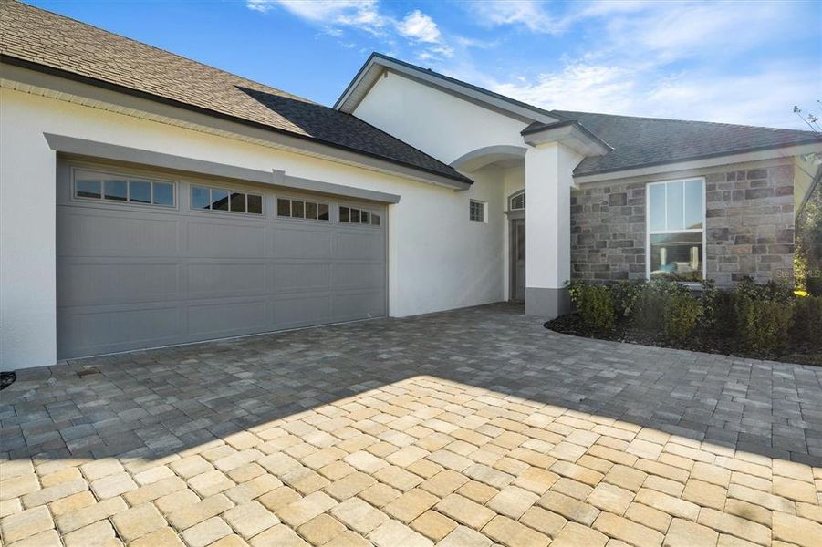 Exterior details and patio area of a home in Lake James, Lakeland (Image 26).