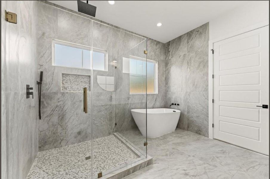 Furnished interior view inside a new home in , Conroe (Image 12).