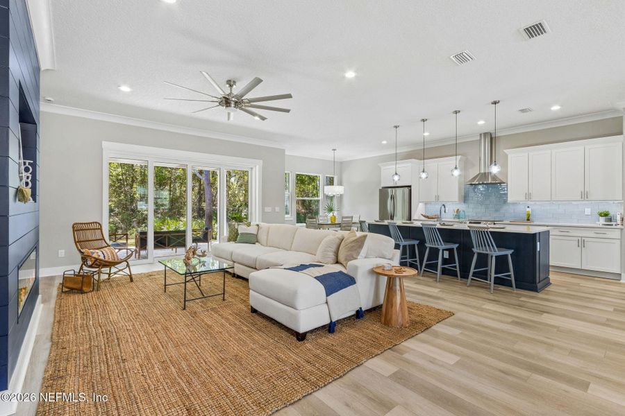 Furnished interior view inside a new home in , Yulee (Image 14).
