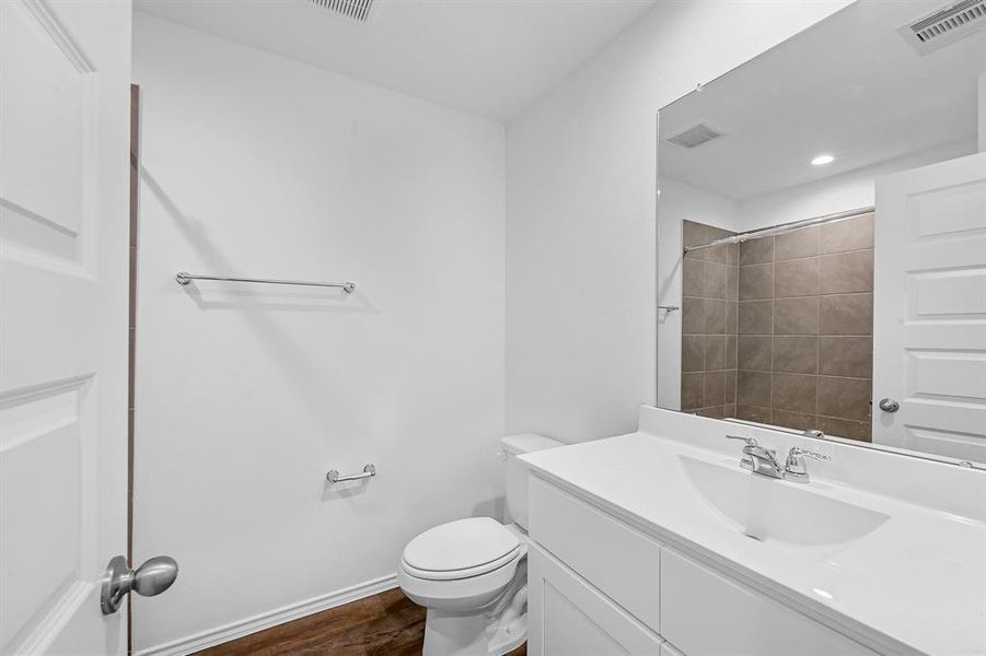 Furnished interior view inside a new home in Tamarron, Fulshear (Image 11).