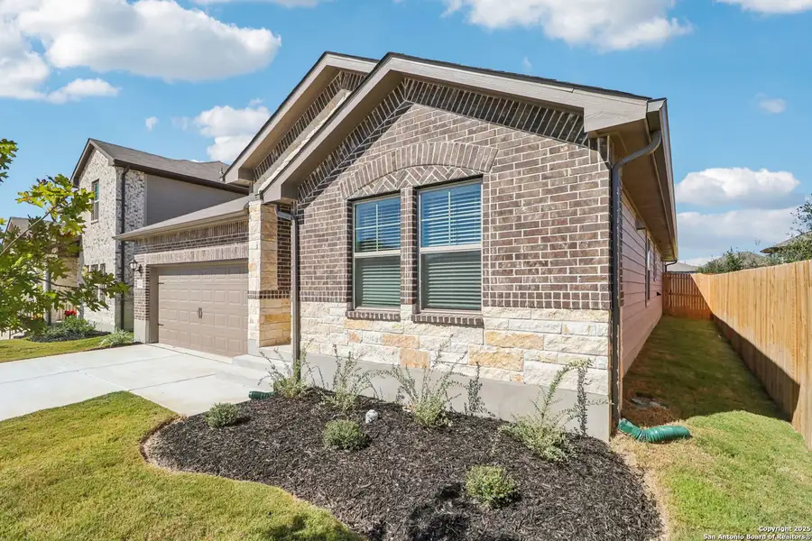 Exterior details and patio area of a home in Legendary Trails - Classic Series, Cibolo (Image 21). Exterior details and patio area of a home in Legendary Trails - Classic Series, Cibolo (Image 21).