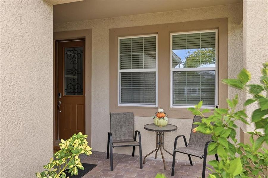 Exterior details and patio area of a home in Wellen Park, Venice (Image 3).