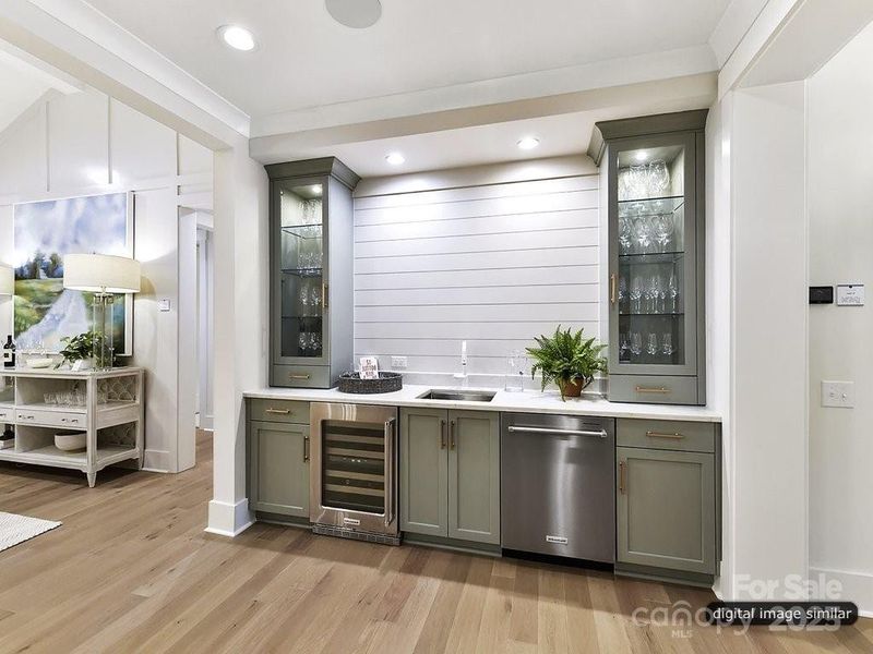 Furnished interior view inside a new home in , Charlotte (Image 22).