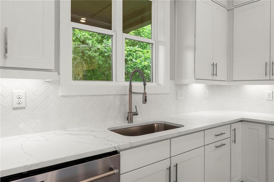 Furnished interior view inside a new home in West Town, Atlanta (Image 13).
