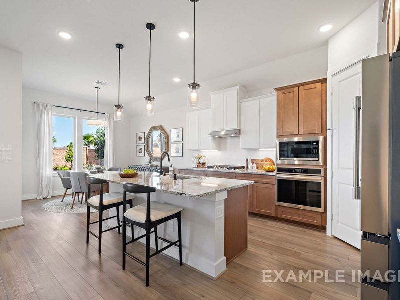 Representative furnished interior of a home built from the The Edward A by Davidson Homes LLC in Lago Mar, Texas City (Image 10).