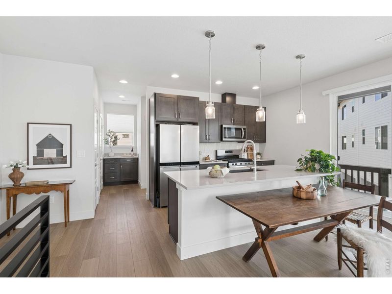 Furnished interior view inside a new home in , Broomfield (Image 18).