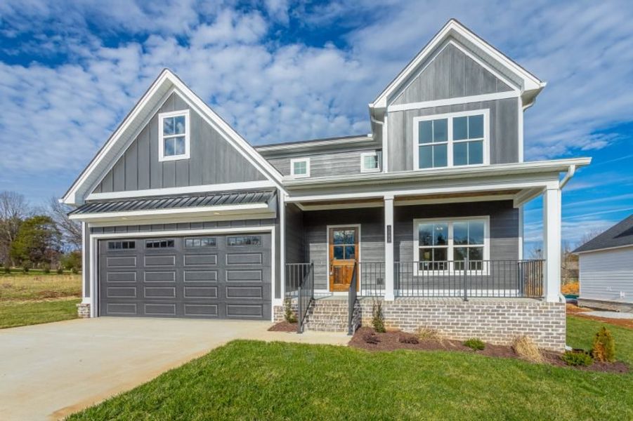 Representative exterior photo of a completed home built from the Wateroak by Riverstone Construction, LLC in Paxton Pointe, Hixson, TN (Image 2). Representative exterior photo of a completed home built from the Wateroak by Riverstone Construction, LLC in Paxton Pointe, Hixson, TN (Image 2).