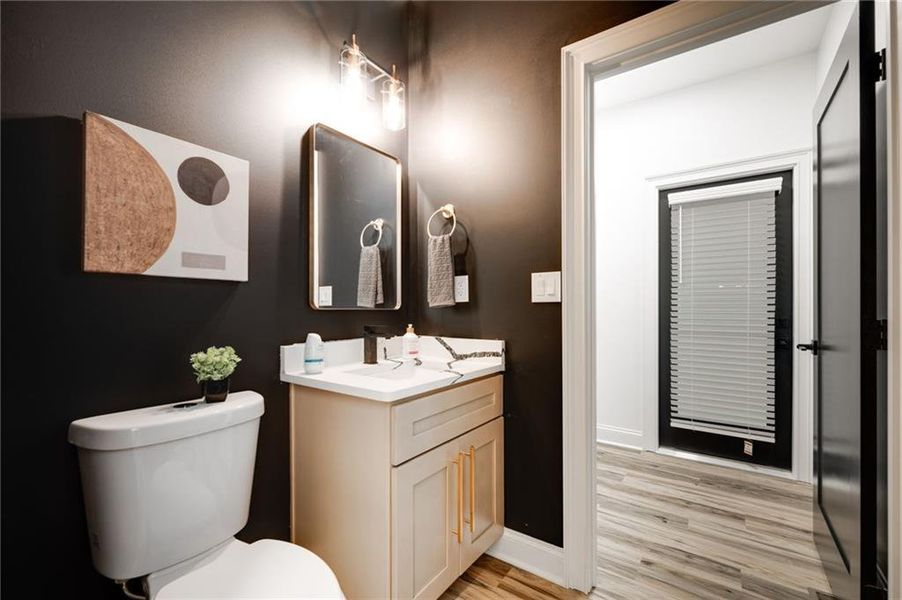 Furnished interior view inside a new home in , Rossville (Image 18).